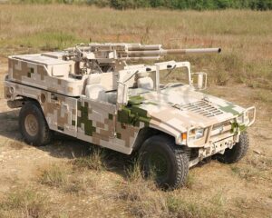 SM1 81mm vehicle-mounted rapid-fire mortar